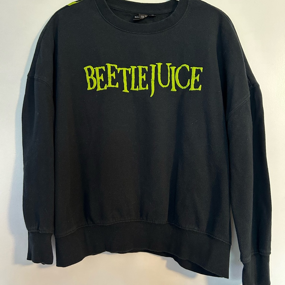 Black Beetlejuice Women's Sweatshirt XS